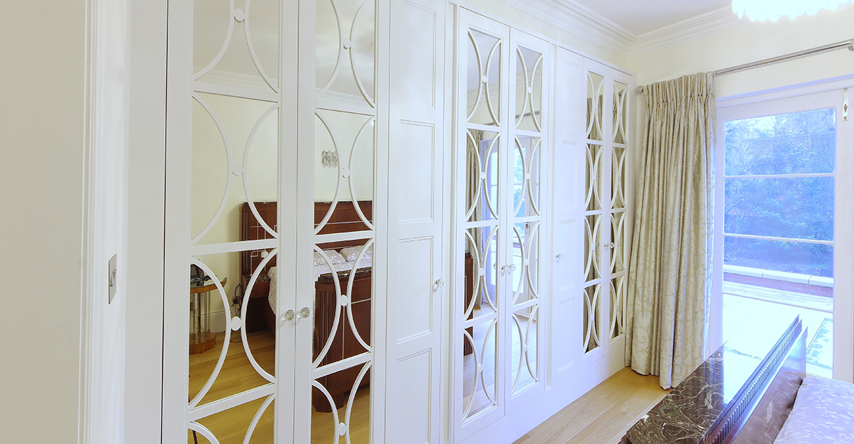 white hand painted fret work bedroom maidstone